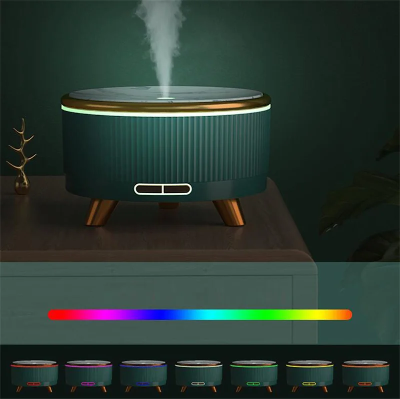 3000ml Home Air Humidifier Mist Aroma Diffuser With Coloful LED Light 7 Colors Large Capacity Diffuser Ultrasonic Humidifiers