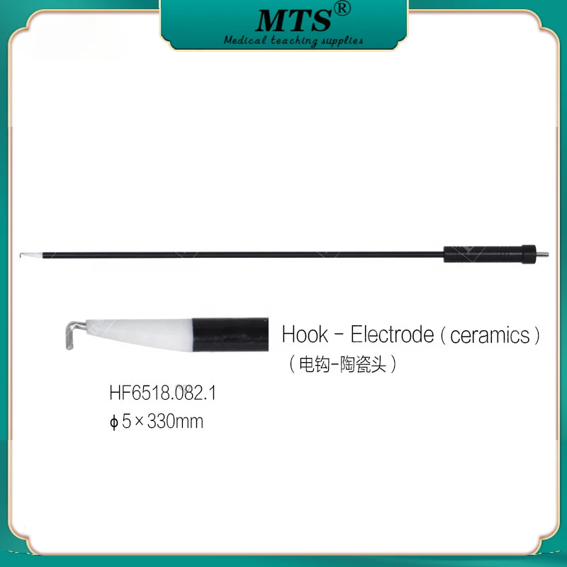 

Reusable Endoscopic Surgery electrode Laparoscopic Hook-Electrode Monopolar medical teaching Surgical Instruments