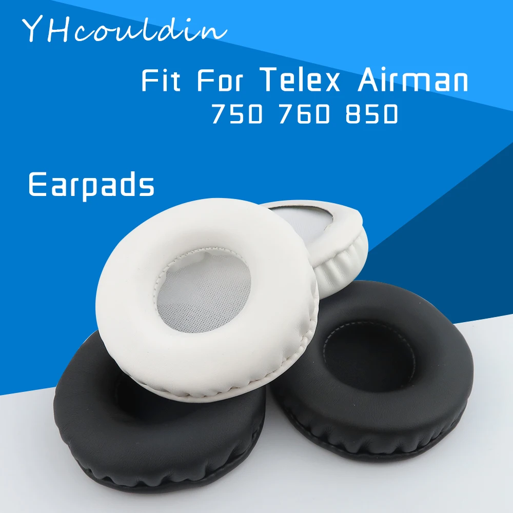 YHcouldin Earpads For Telex Airman 750 760 850 Headphone Accessaries Replacement Leather