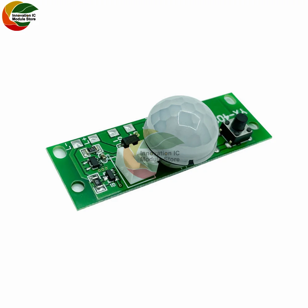 Modulo sensore di rilevamento umano a infrarossi circuito lampada solare DC 3.7V rilevatore di movimento a infrarossi modulo Controller lampada da