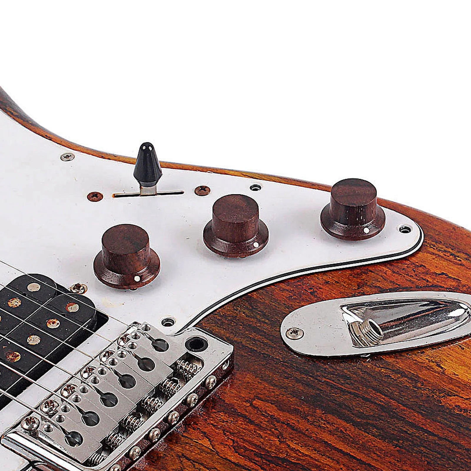 3x Wood Electric Guitar Speed Control Knobs Volume Tone Knobs Top Accessories Guitar Spare Parts