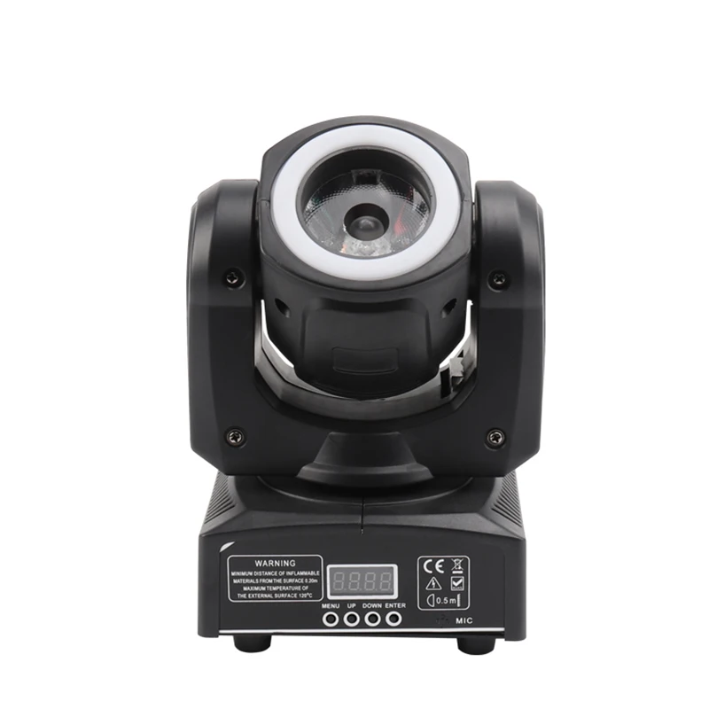 Good Quality Mini Led Beam Moving Head With Led Circle  60W Spot Wash RGBW 4 In 1 Stage Effect DMX 512 Control KTV DJ Party Lite