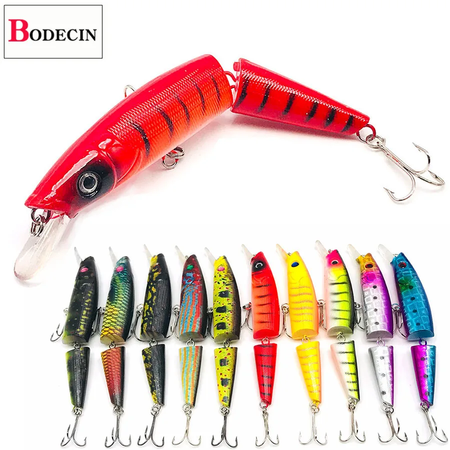 Iscas para pesca artificial, isca artificial dura para carrinhos, 1 peça