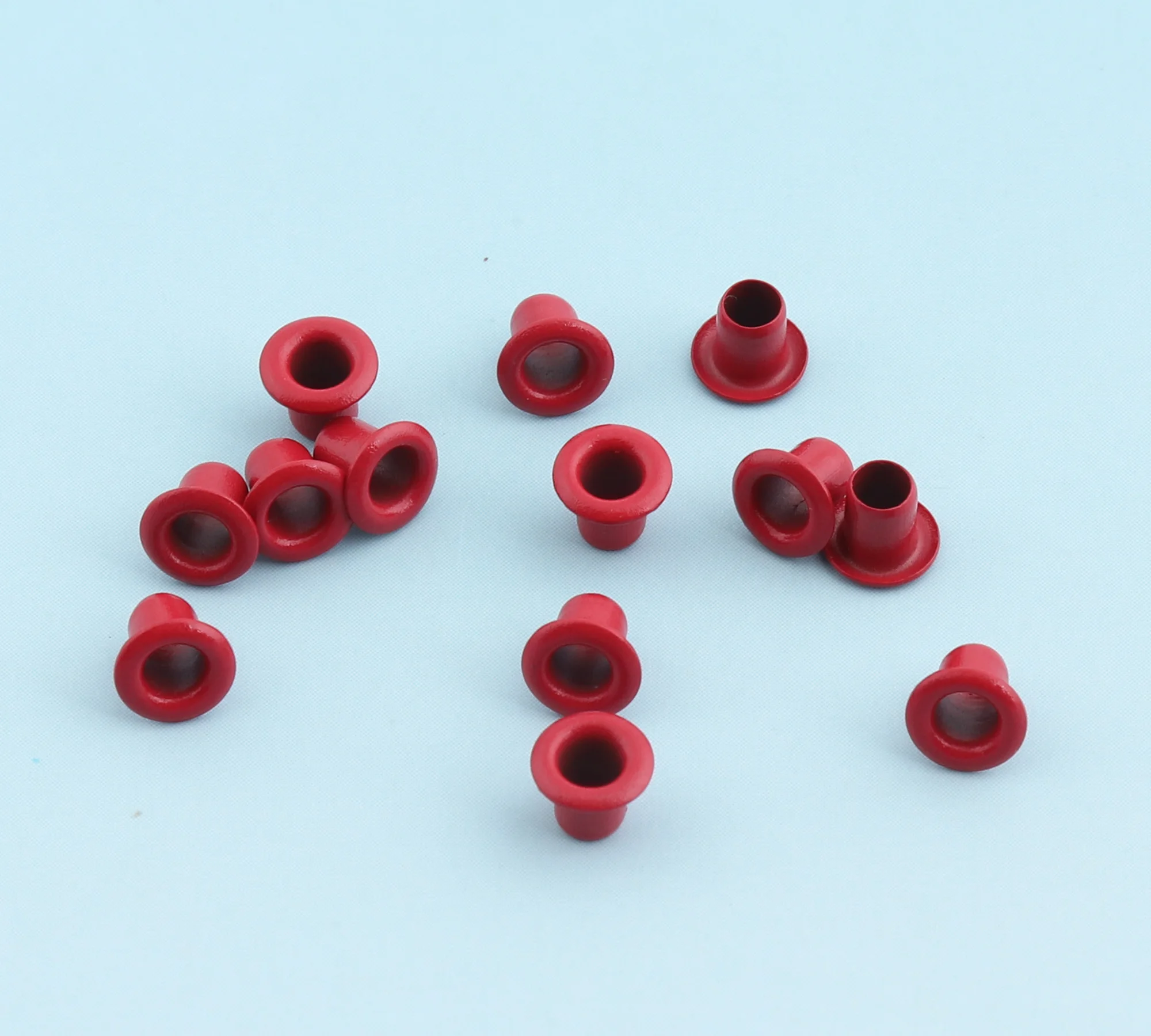 Mini Grommet Eyelets 200-500pcs 2mm(hole)Red Studs Grommets for Sewing Clothes Leathercraft Canvas Hardware Shoe eyelets