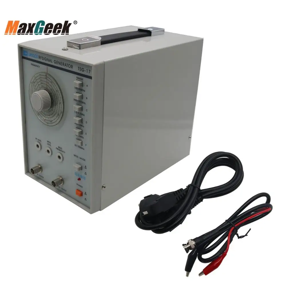 Maxgeek 110V High Frequency Signal Generator RF Radio Frequency 100KHz-150MHz