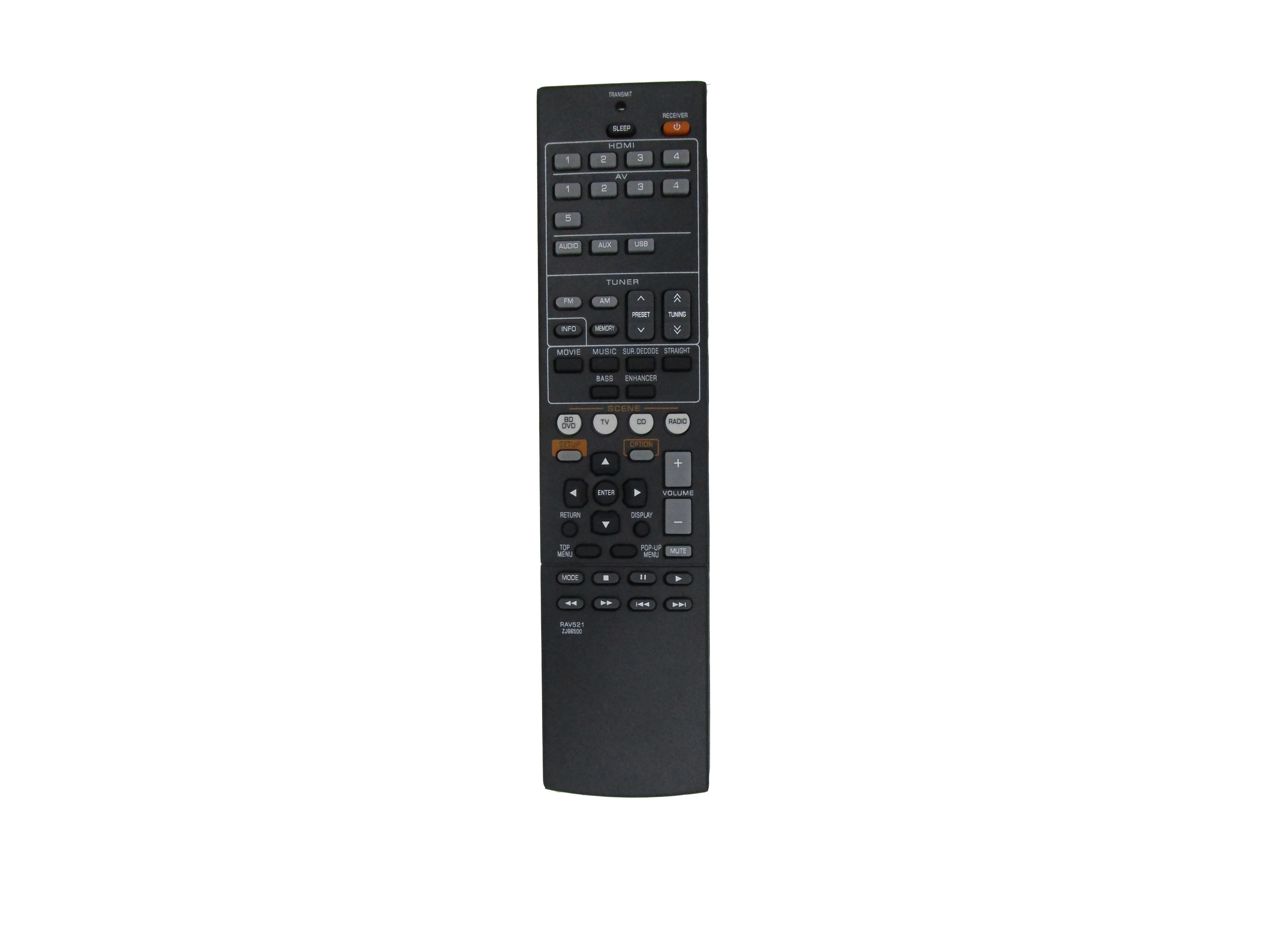 Remote Control For Yamaha HTR-3066 YHT-497BL RX-V375U RX-V375THTR-3066BL RX-V373BL RX-V375 RX-V375BL YHT-399U AV A/V Receiver