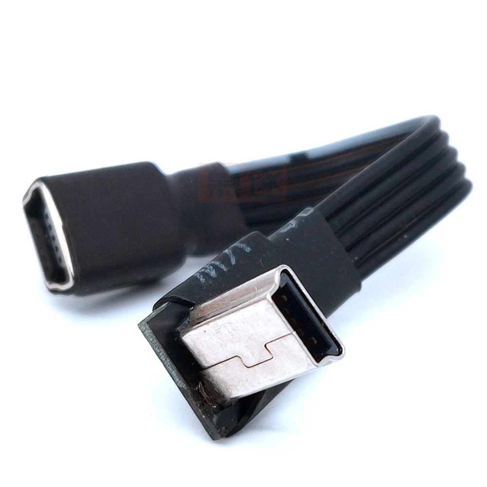 10CM 90 Degree 4 angle mini USB Female to Mini B 5 Pin Male cable Adapter 50CM 100CM