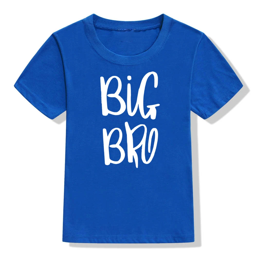 Big Brother Little Brother T Shirt Sibling Short Sleeve Tees Clothes Kids Baby Boys Letter Printed Fashion Brothers T-shirt Tops image 5