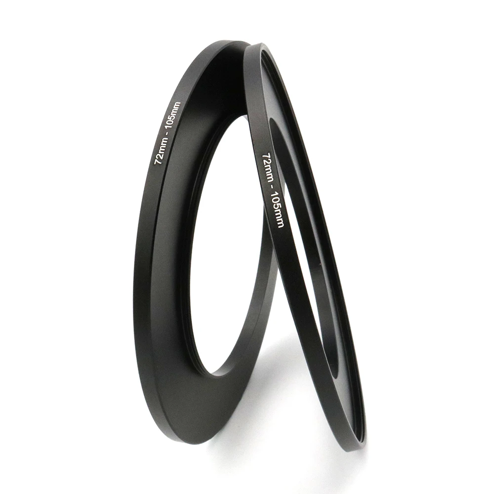 Anillo adaptador de filtro de Metal de 2 piezas, 72-74 /77 /82 /86 /95 /105mm, con un paño de limpieza