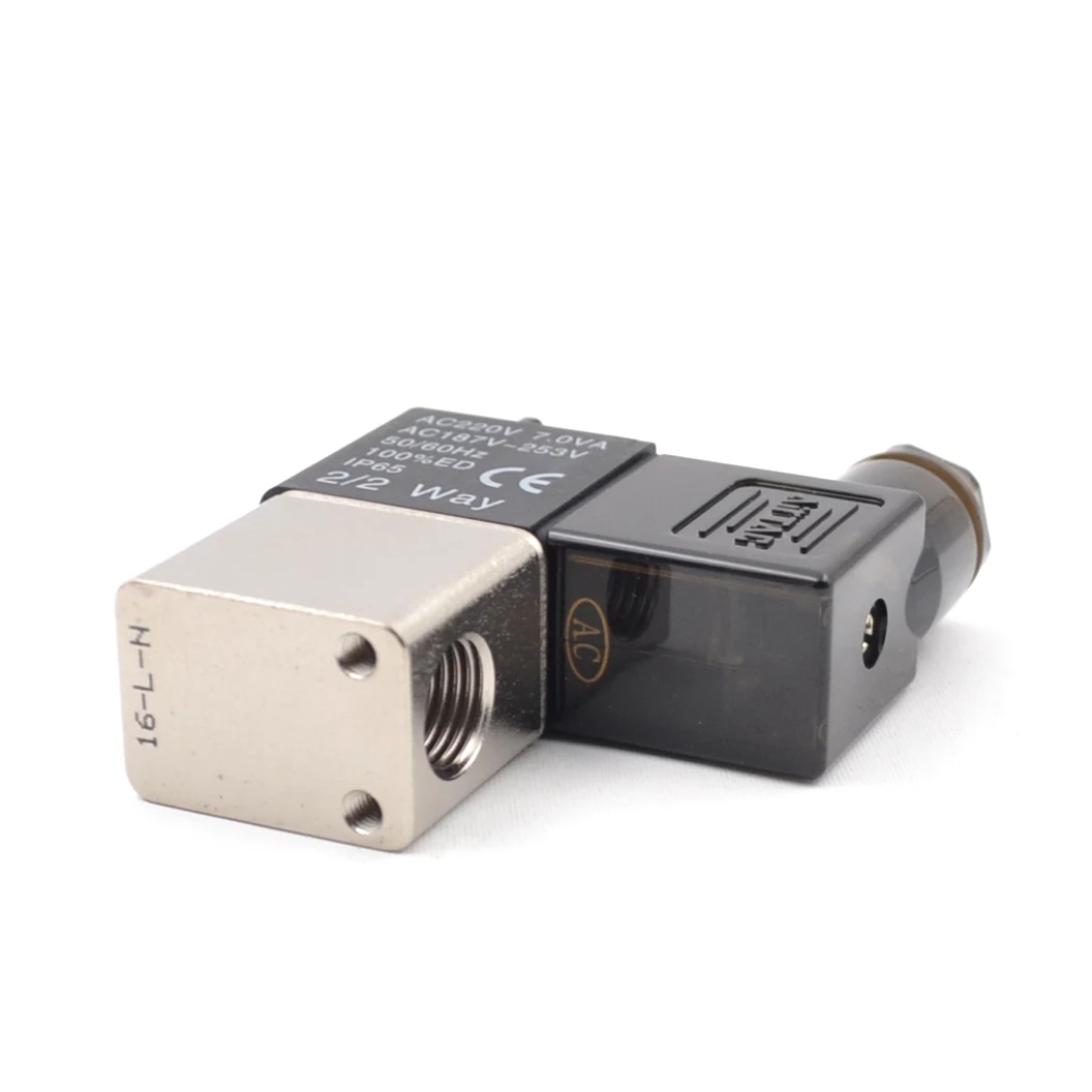 12 فولت 24 فولت 220 فولت هوائي الكهربائية الملف اللولبي صمام 2 موقف 2 ميناء عادة مغلقة الهواء صمام مغناطيسي 6 مللي متر 8 مللي متر خرطوم بارب اتصال