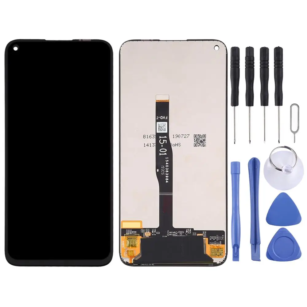 LCD Screen and Digitizer Full Assembly for Huawei Nova 6 SE / JNY-AL10 / JNY-TL10 (Black)