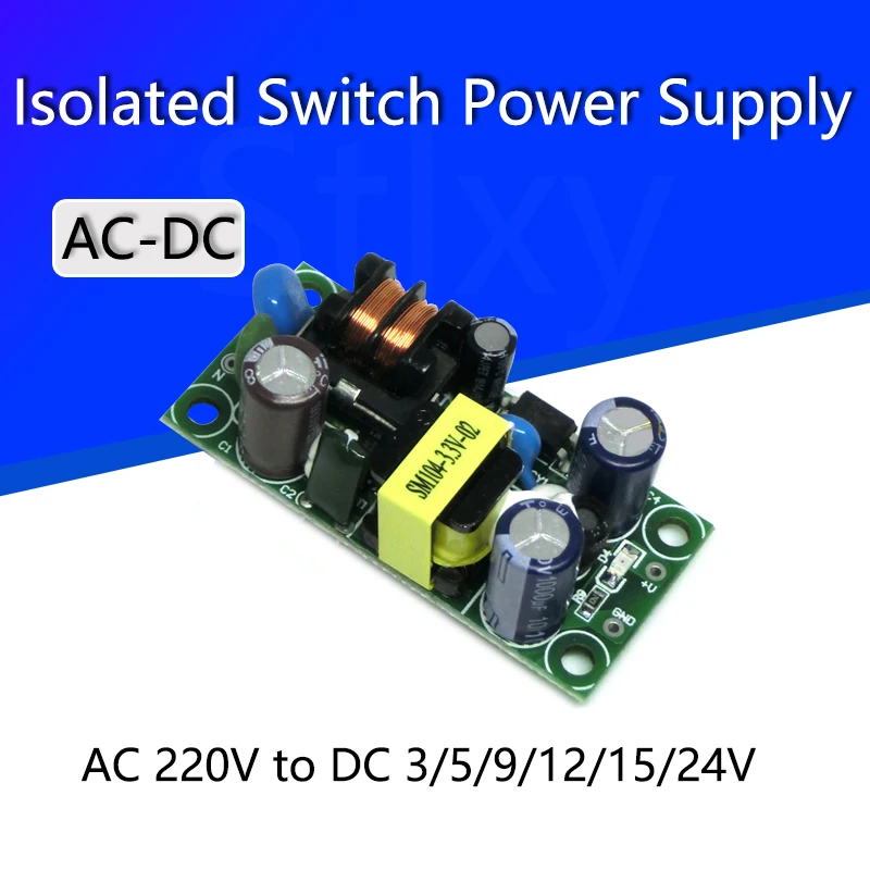 AC-DC odizolowany przełącznik moduł zasilania przetwornica moduł obniżający AC 220V do DC 3.3V 4W 5V 9V 12V 15V 24V