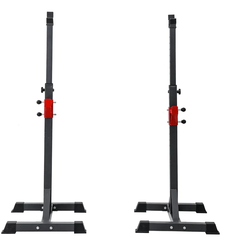 High-quality Adjustable Multifunction Split Type Squat Rack Weightlifting Barbell Rack Strength Training Fitness Equipments