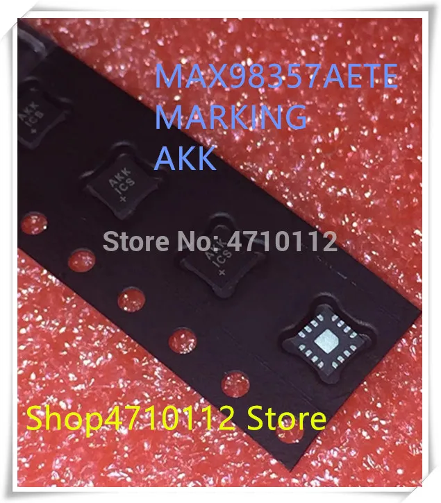 

Free shipping NEW 10PCS/LOT MAX98357AETE MAX98357A MAX98357 MARKING AKK QFN-16