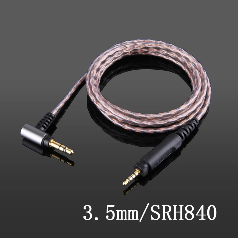 4.4Mm 2.5Mm Cân Bằng Dây Cáp Cho Shure SRH840 SRH940 SRH740 SRH440 750 SHP8900 SHP9000 SHP895 Đơn Tinh Thể Đồng Tai Nghe dây Cáp