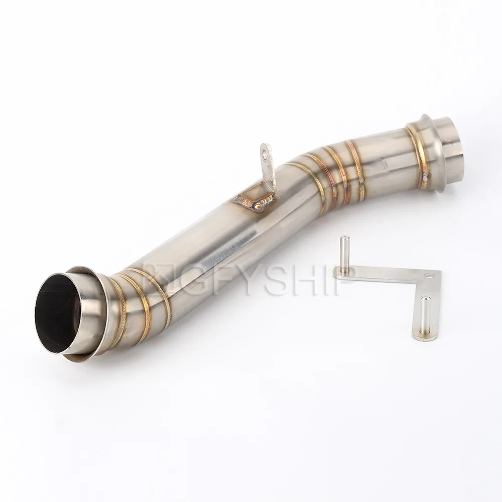 For KTM Superduke 1290 R 2014 2015 2016 1290 Super Duke R Escape Catalyst Delete Decat Pipe Exhaust Muffler Link Pipe