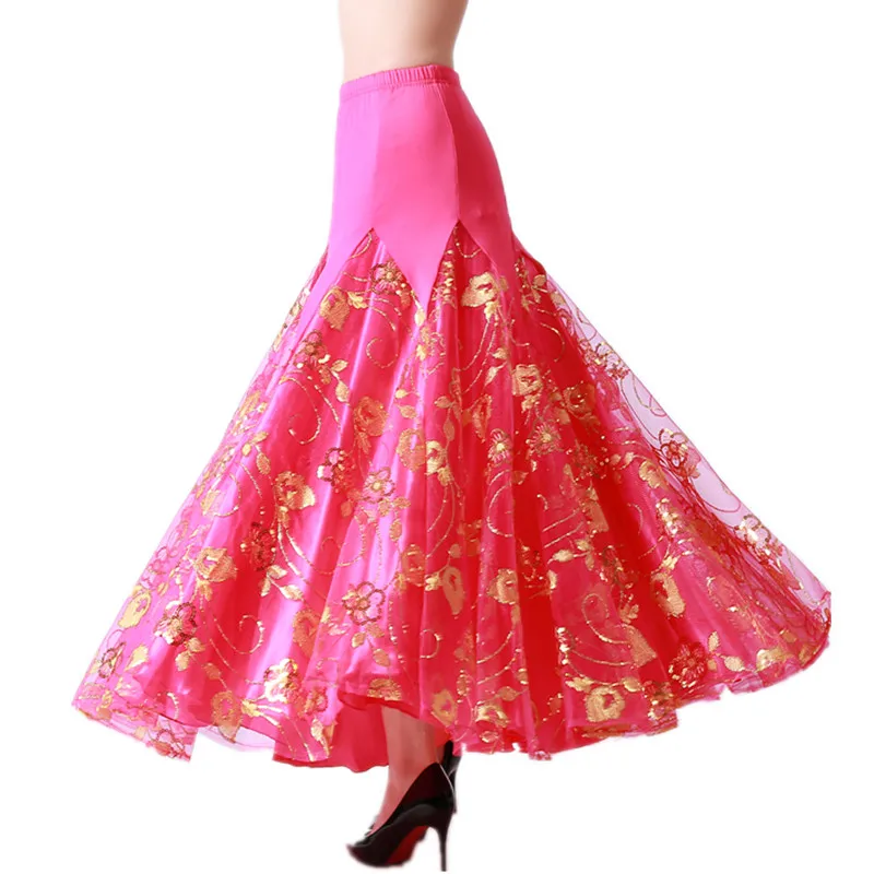 New ballroom waltz modern dance skirt ballroom dance competition skirt standard ballroom dancing clothes tango costumes