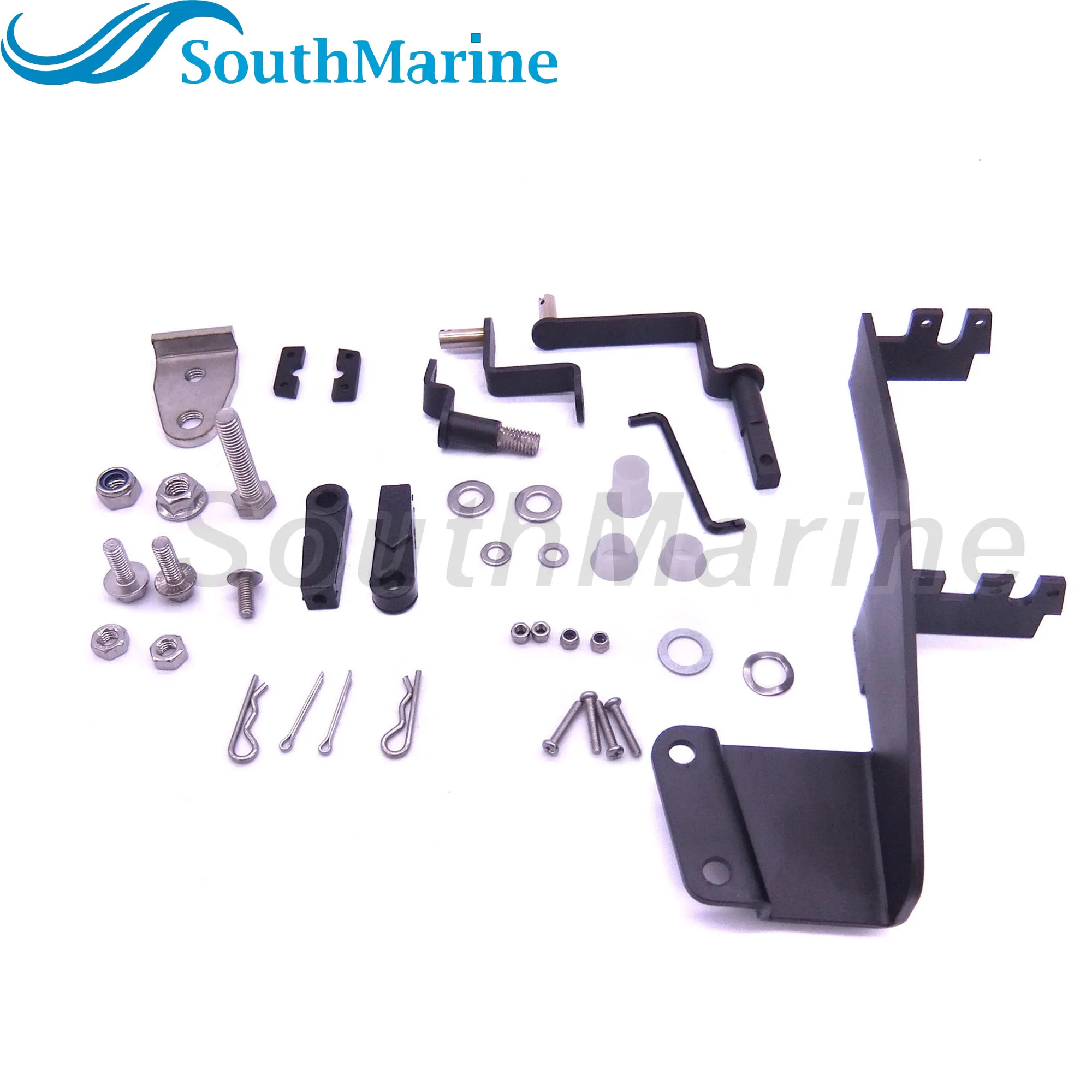 Boat Motor 63V-48501-00 Remote Control Attachment Kit for Yamaha Outboard Parsun 9.9HP 15HP Outboard Engine