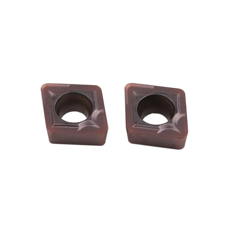 Insertos de torneado serie CCMT CCMT060208 CCMT060204, cuchillas de carburo, máquina cortadora de torno CNC, insertos, piezas de herramientas de torneado interno
