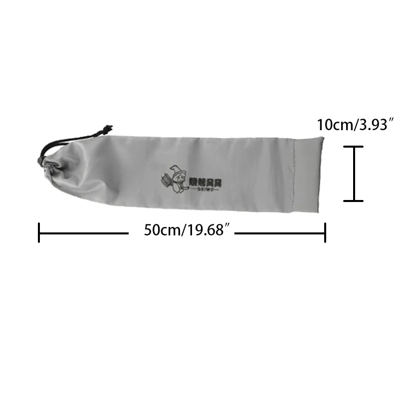 Oxford Cloth Barbecue Skewer Bag Portable BBQ Skewer Storage Bags for Stainless Steel BBQ Skewers BBQ Accessories 50cm 19.68\'\'