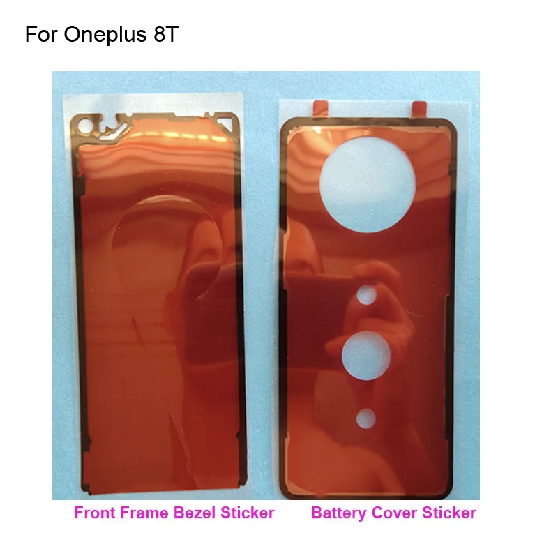 

Наклейка на заднюю крышку батарейного отсека для Oneplus 8 T, ЖК-экран, передняя рамка, рамка, 3 м, клей для One plus 8 T, двухсторонняя клейкая лента
