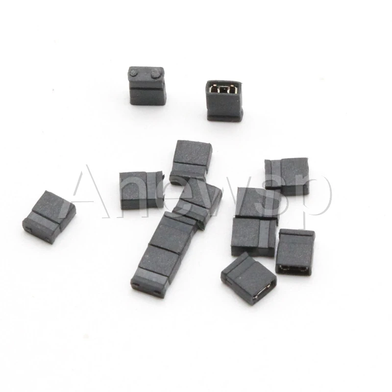 50PCS 1.27mm Pitch Jumper cap/short circuit cap spacing Short / Long Type 1.27 connector row stitch short link jumper