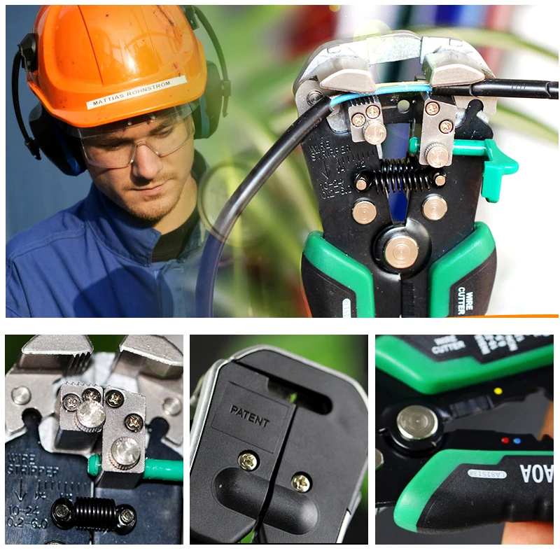 Imagem -05 - Laoa-ferramentas Automáticas do Descascador do Fio Alicate do Cortador do Fio Ferramentas Elétricas do Descascamento do Cabo para o Eletricista Que Frisa Feito em Taiwan