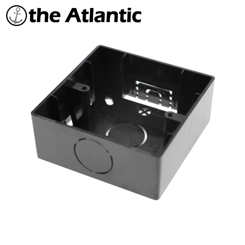 Exernal Mounting Box Dark Junction Box Back Box Surface Mount Box Outside Box For 86Type Switch Socket Black White Gold Gray