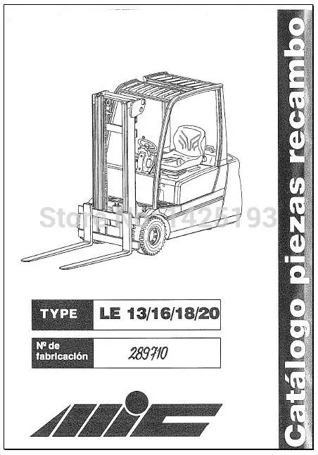 Steinbock Boss Forklift Parts catalogs