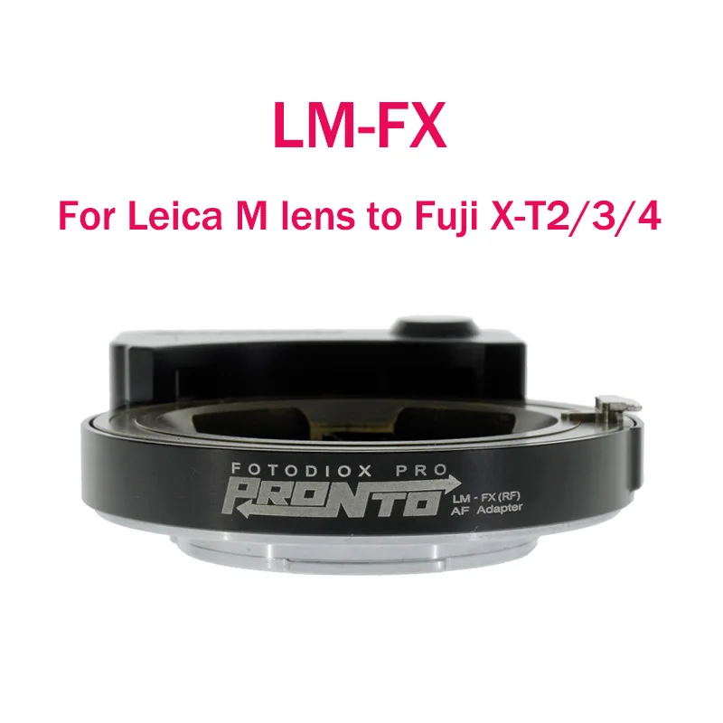 

Fotodiox LM-FX AF Lens Adapter for Leica M lens to FuJI Fujifilm XT2 XT3 XT4 XH1 Cameras Lens adapter mount