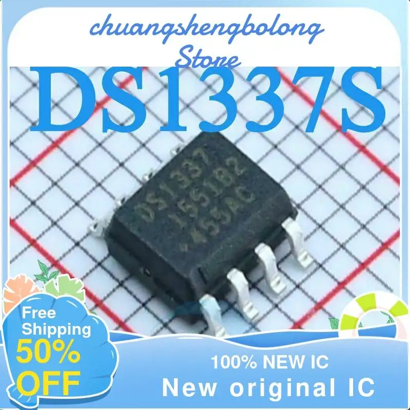 

10 шт. DS1337S DS1337 SOP-8 новый оригинальный IC