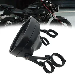 Universal Motorcycle7 Inch Headlight Housing Both Sides Bracket 7 Inch Headlight Mounting Bracket Adjustable.