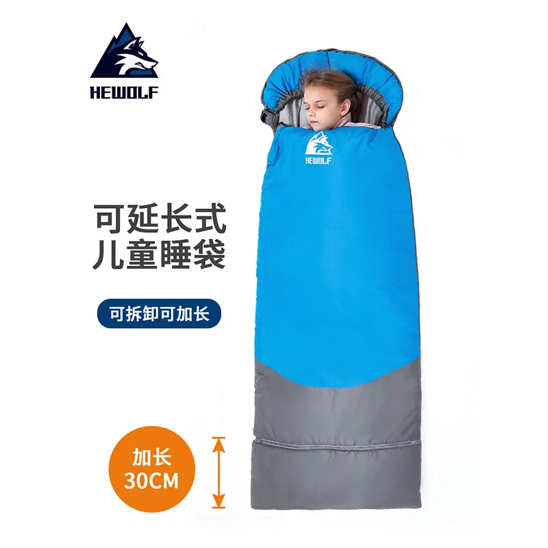 

Outdoor Camping Children Sleeping Bag Indoor Anti-Kick Quilt All Seasons-Season Thick Warm Cold-Proof Can Add Large space