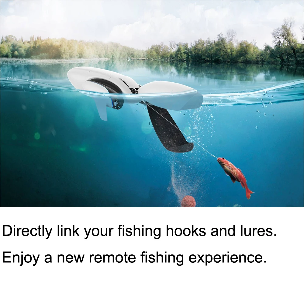 Underwater Fishing Drones with Camera HD 4K GPS Drone automatically Returns 800m Remote Tow Hook intelligent Bait Fishing Tool