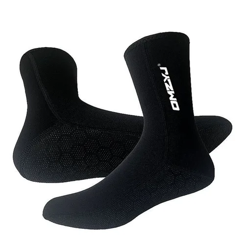Imagen 2 del producto Calcetines de neopreno de 5MM para hombre y mujer, medias cálidas para la playa, deportes acuáticos, esnórquel, surf, antideslizantes, natación y buceo