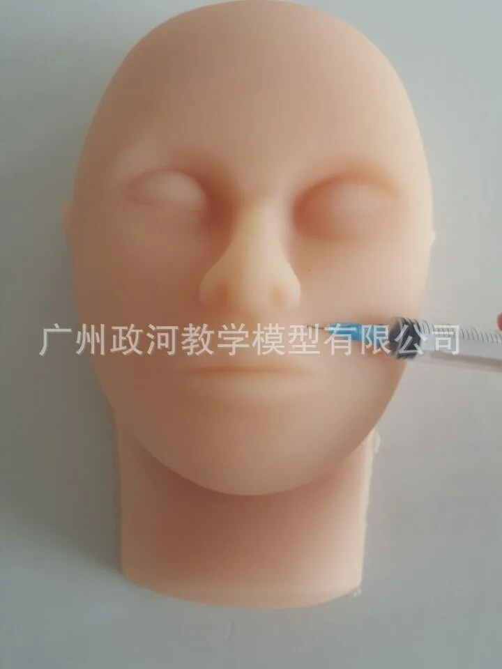 Silicone Human Head Micro-shaping Head Model Simulation Injection Skin Suture Facial Model