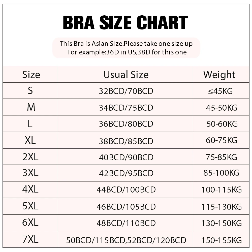 Seamless Bras For Women Plus Size Ultra-Thin Underwear BH Sexy Lace Brassiere Push Up Bralette With Pad Vest 6XL 7XL