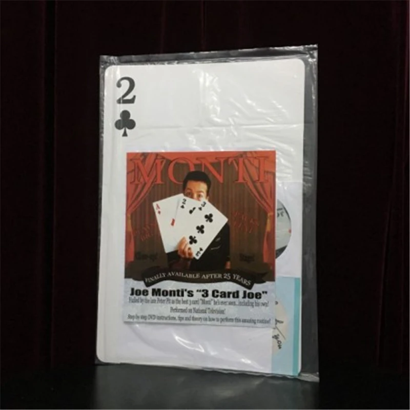 3 Card Joe X-Large Cards Magic Tricks (11X16 On Heavy Card Stock 41.5*28CM) Card Magic Trick Fun Mentalism Illusion Stage Magic