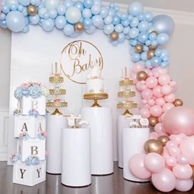 

5pcs/set)New elegant mental round Stand Wedding Backdrop Decoration stage background decor baby shower decor qq224