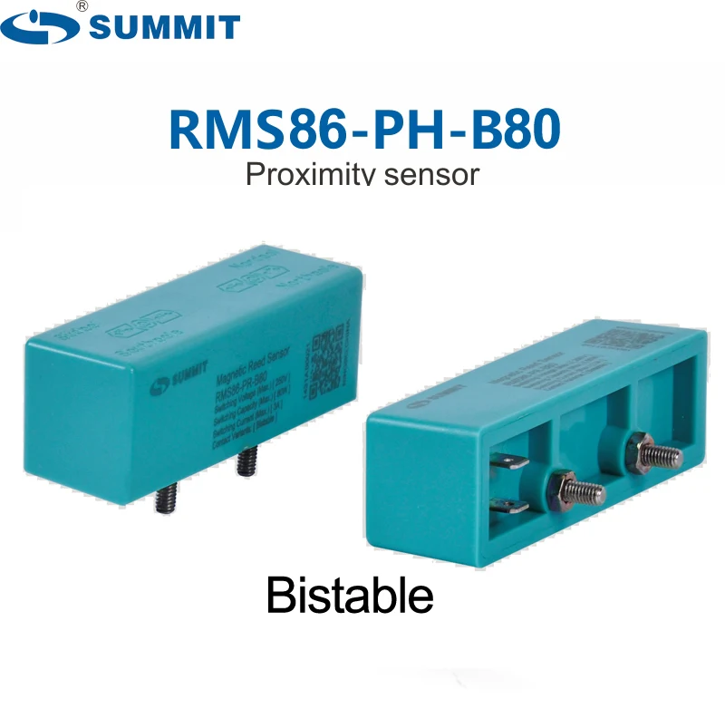 SUMMIT RMS86-PR-B80 Rectangular normally proxmity Bistable magnetic reed sensors switch