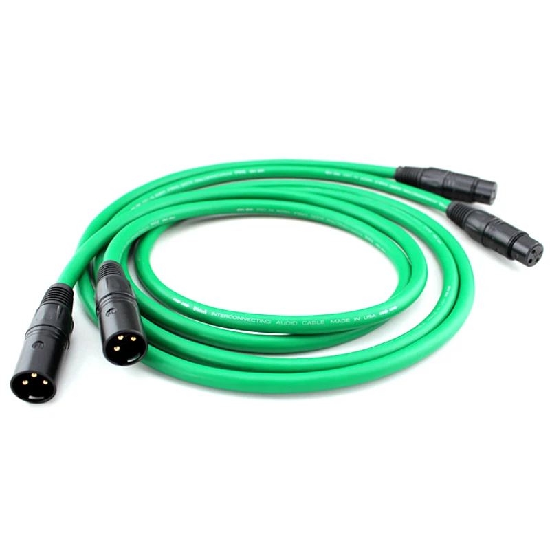 

Pair MCINTOSH 2328 hifi audio 4N Copper XLR Interconnect audio cable with XLR connector plug XLR balance extension cable