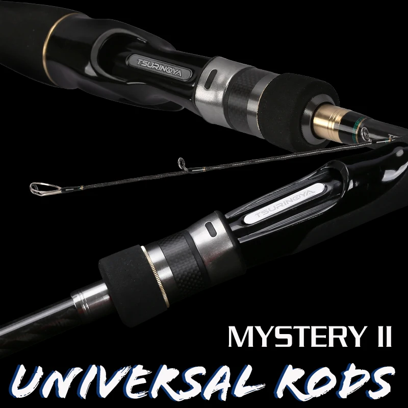 

TSURINOYA Fishing Rod MYSTERYII 2.1m/1.98m Spining Casting rod fishing lure rod Bass FUJI Guide Rings Accessories