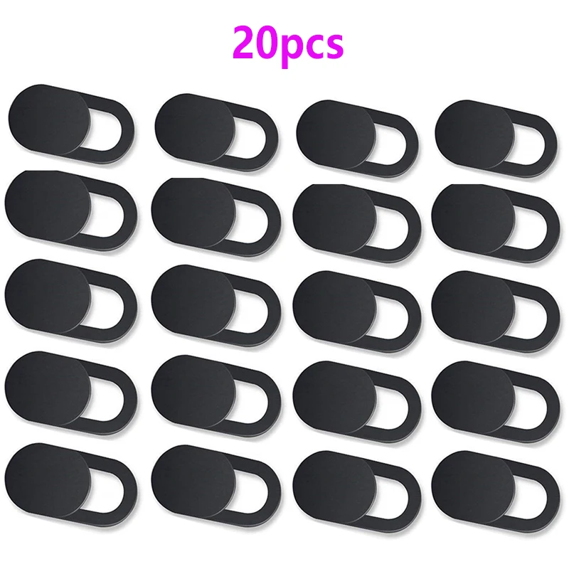 

FONKEN 20PCS Webcam Cover Mobile Phone Lens Sticker Private Protect Sticker For Ipad Macbook Laptop Shutter Slider Case
