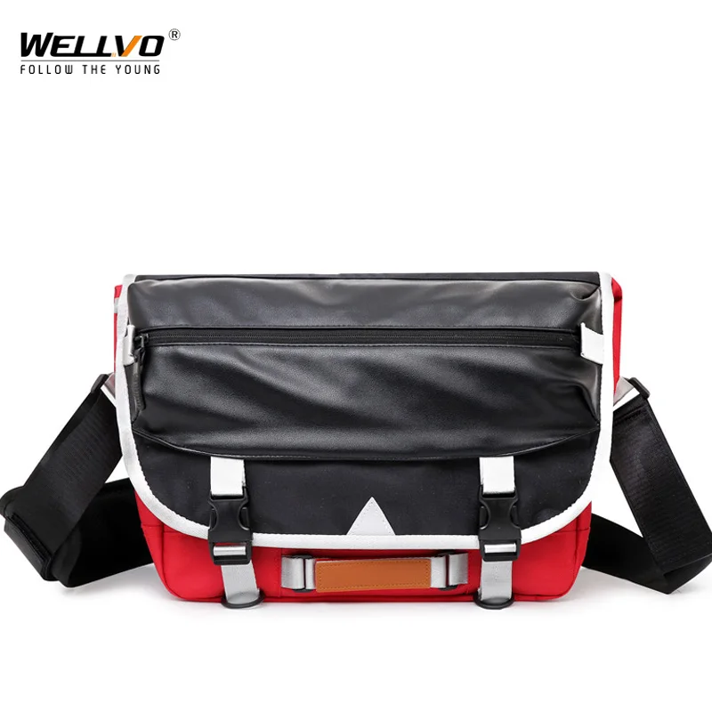 Men Messenger Bags Nylon Waterproof Big Shoulder Bag Famous Brands High Quality Men's Hip Hop Streetwear Travel Bags Hot XA646ZC