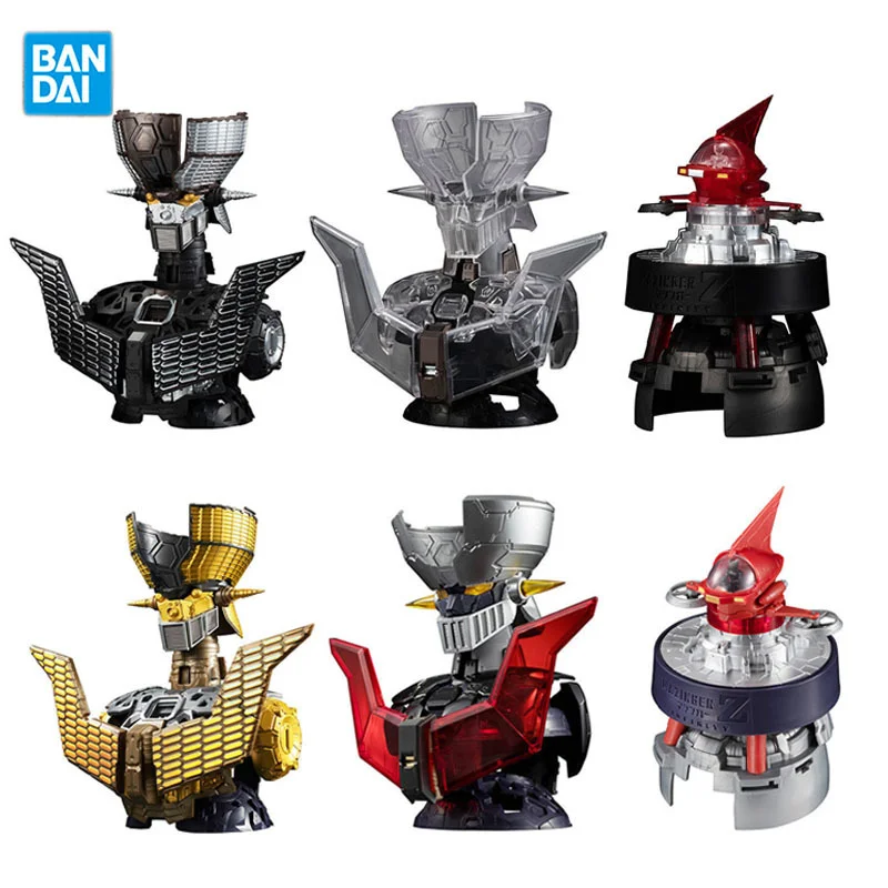 BANDAI Anime Action Figures Integrate Model Mazinger Z Bust Assembly Toy Robot Collections Puzzle Toys For Aldult Festival Gifts