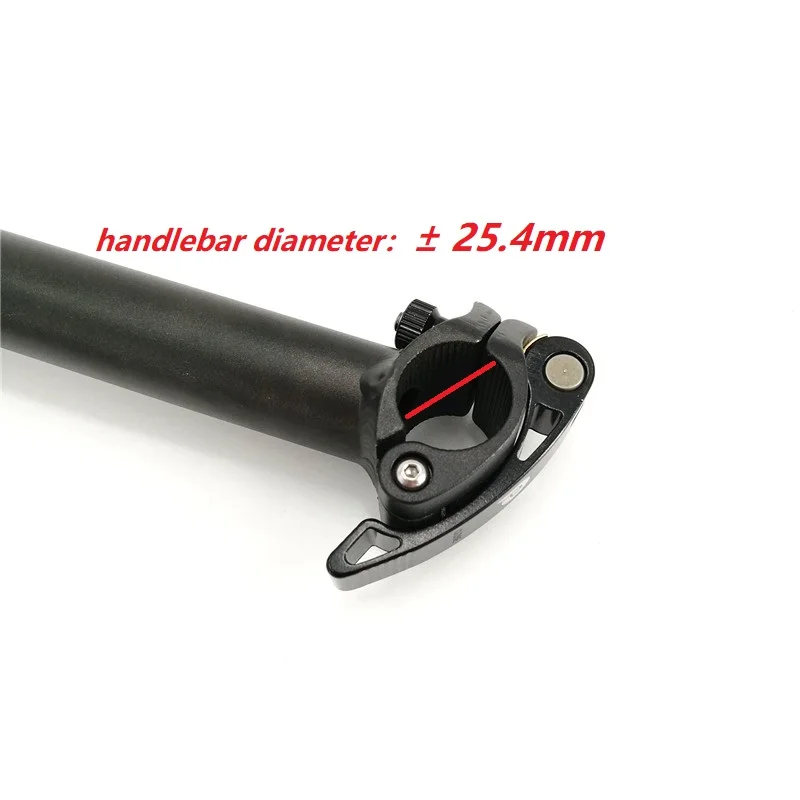 Litepro Stem 31cm 33cm 37cm 40cm 42cm Aluminum Alloy Quick Release Inward Fold Stem Black Silver Folding Bike Part