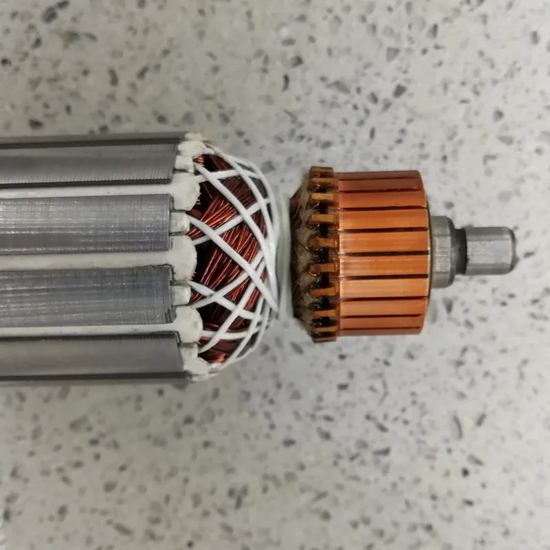 AC220-240V Armature โรเตอร์ Anchor Stator แทนที่ Makita GA5010โรเตอร์เครื่องบดมุมอุปกรณ์เสริม