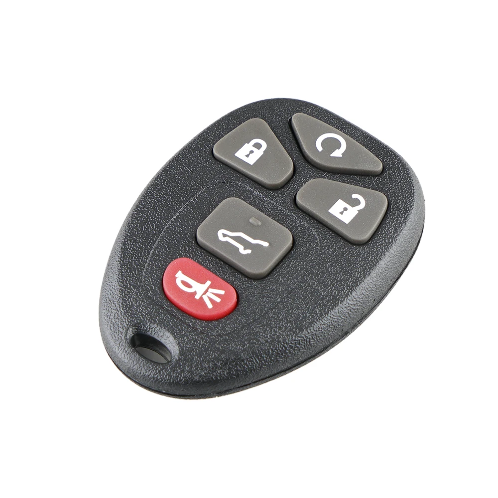 QWMEND 5Buttons Remote key For GMC Acadia Savana Sierra Yukon XL 1500 2007 2008 2009 2010 2011 2012 2013 2014 For OUC 159134155