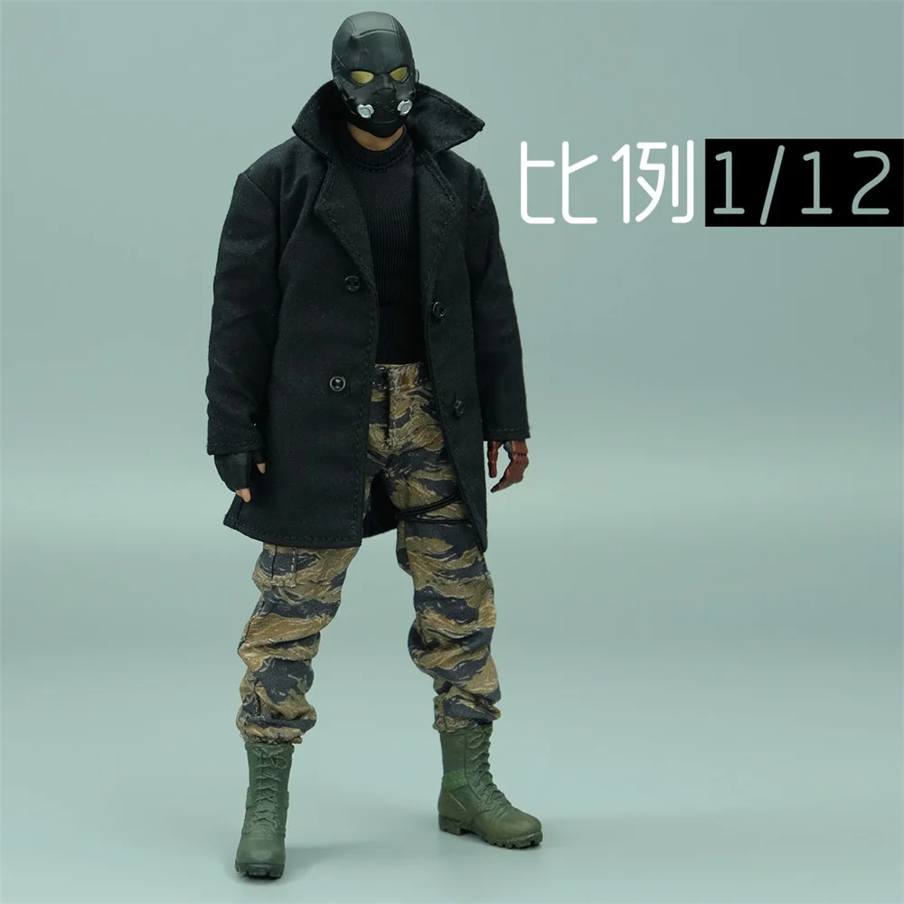 1/12 Soldier Jacket for LimToys Metal Gear Solid Snake Uncle 6-inch Action Figure Doll Collectible