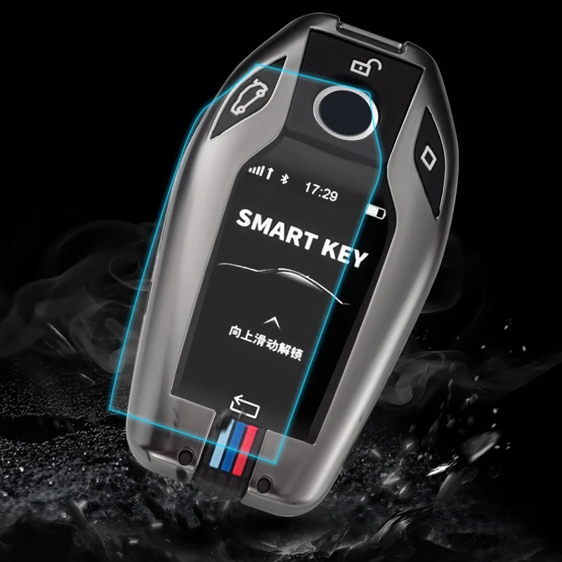 Custodia portachiavi per auto con Display a LED custodia per BMW serie 5 7 G11 G12 G30 G31 G32 i8 I12 I15 G01 X3 G02 X4 G05 X5 G07 X7